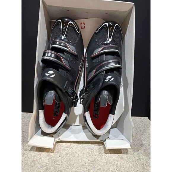NEW Bontrager Road Race DLX Cycling Shoe BLACK/RED EU 48 US 14.5 main image 6